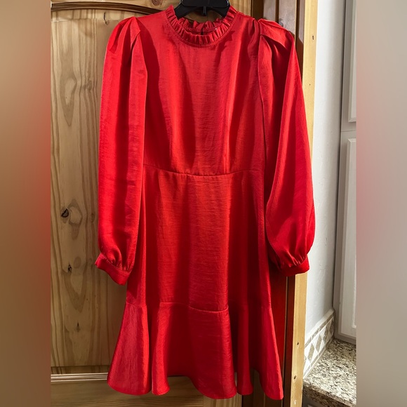 JODIFL Dresses & Skirts - JODIFL Red Long Sleeve Dress